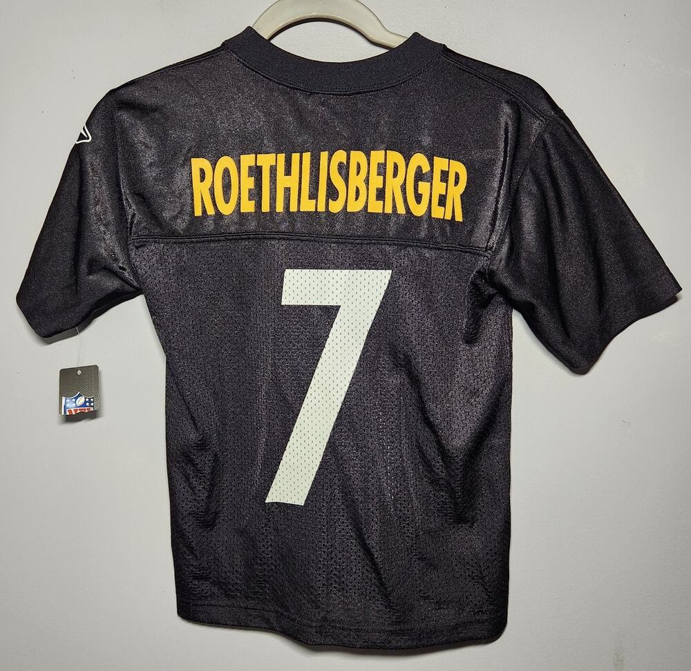 BEN ROETHLISBERGER Pittsburgh Steelers NFL Jersey Reebok Youth S Superbowl XLV